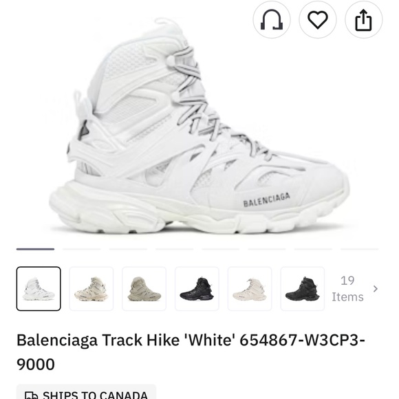 Balenciaga Track Hike Men’s size 12US - Picture 1 of 8
